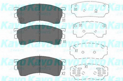 KAVO PARTS kbp4503 -  Комплект тормозных колодок, дисковый тормоз